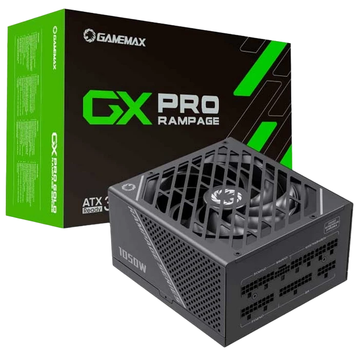 Блок питания для компьютеров gamemax gx-1050 pro, 1050вт, atx, полностью модульный 3