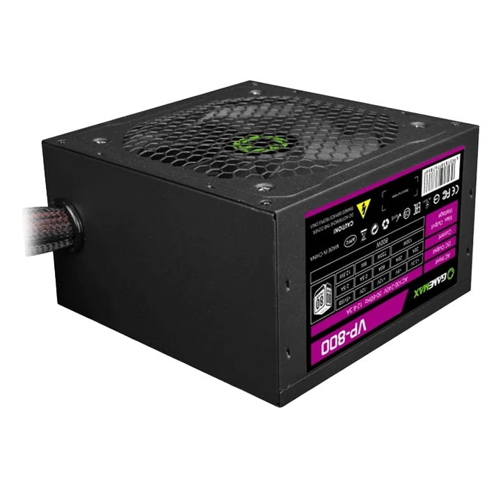Блок питания для компьютеров gamemax vp-800, 800вт, atx, немодульный 13