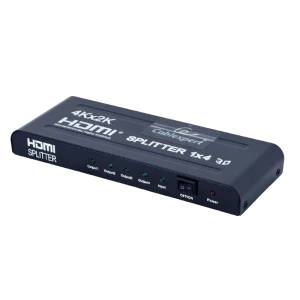 Разветвитель hdmi cablexpert dsp-4ph4-02, hdmi (f) - 4x hdmi (f), чёрный