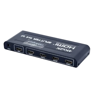 Splitter hdmi cablexpert dsp-4ph4-02, hdmi (f) - 4x hdmi (f), negru Thumbnail 5
