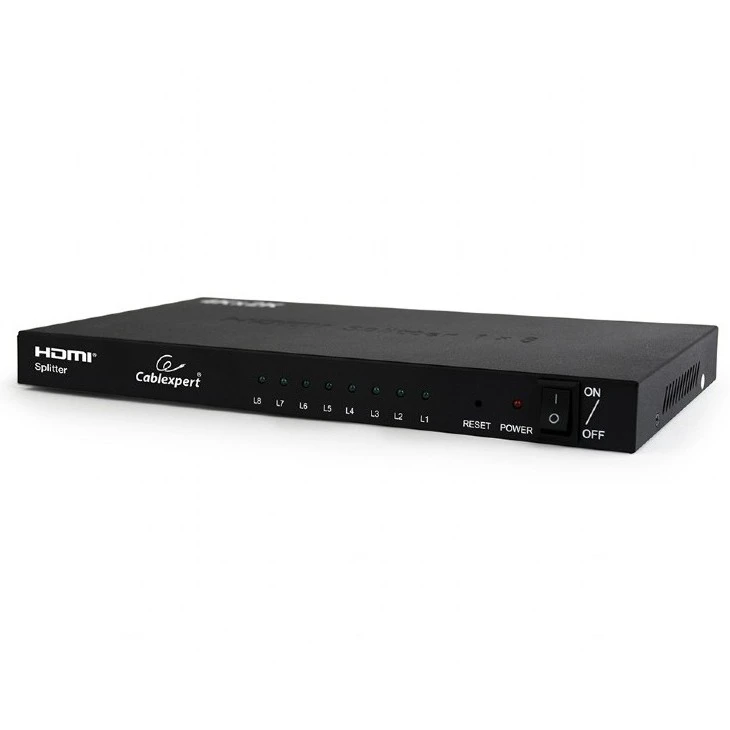 Splitter hdmi cablexpert dsp-8ph4-03, hdmi (f) - , negru 5
