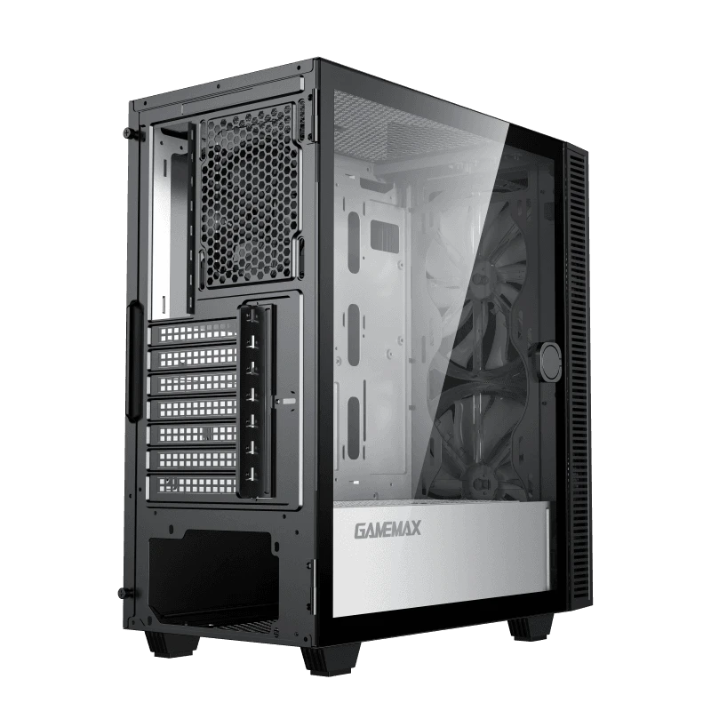 Компьютерный корпус gamemax aero, midi-tower, без блока питания, чёрный 17