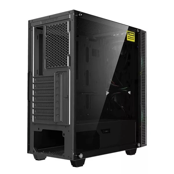Компьютерный корпус gamemax aero, midi-tower, без блока питания, чёрный 24