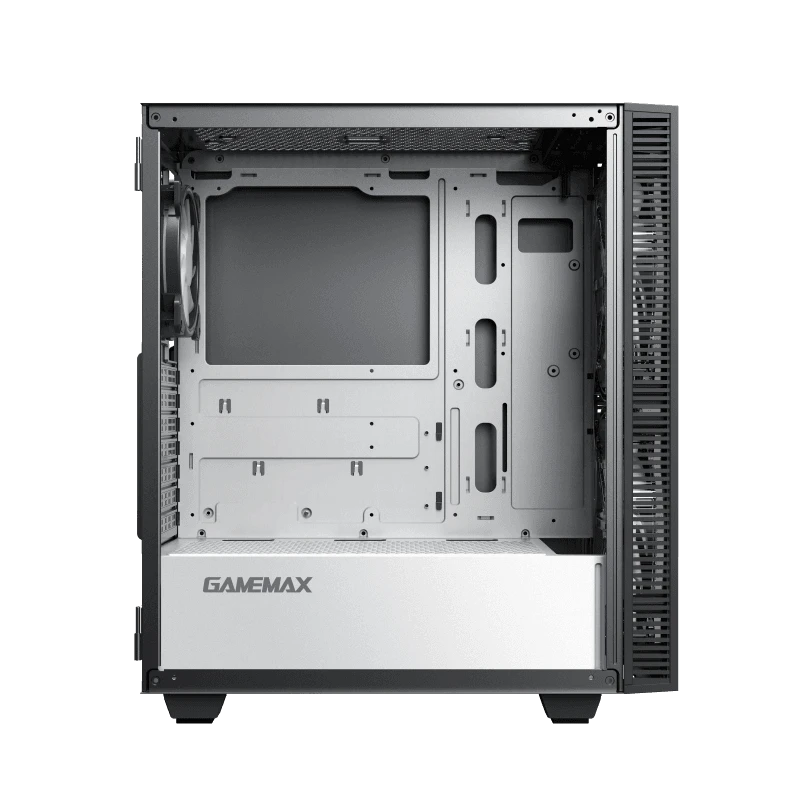 Компьютерный корпус gamemax aero, midi-tower, без блока питания, чёрный 8