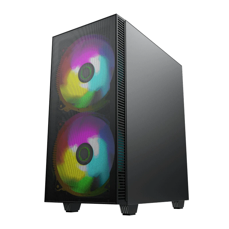 Компьютерный корпус gamemax aero, midi-tower, без блока питания, чёрный 18