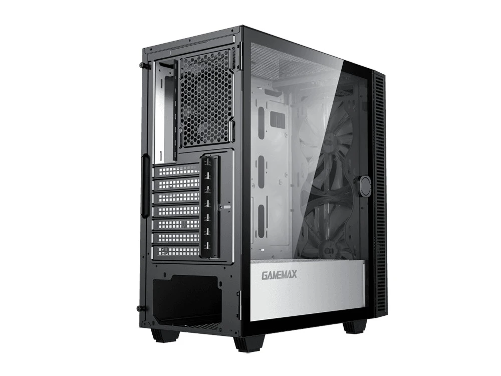 Компьютерный корпус gamemax aero, midi-tower, без блока питания, чёрный 7