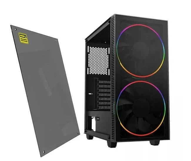 Компьютерный корпус gamemax aero, midi-tower, без блока питания, чёрный 13