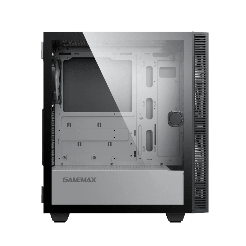 Компьютерный корпус gamemax aero, midi-tower, без блока питания, чёрный 25