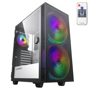 Компьютерный корпус gamemax aero, midi-tower, без блока питания, чёрный Thumbnail 21