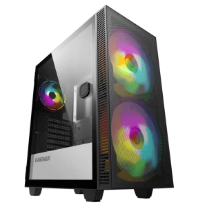 Компьютерный корпус Gamemax Aero, Midi-Tower, Без блока питания, Чёрный