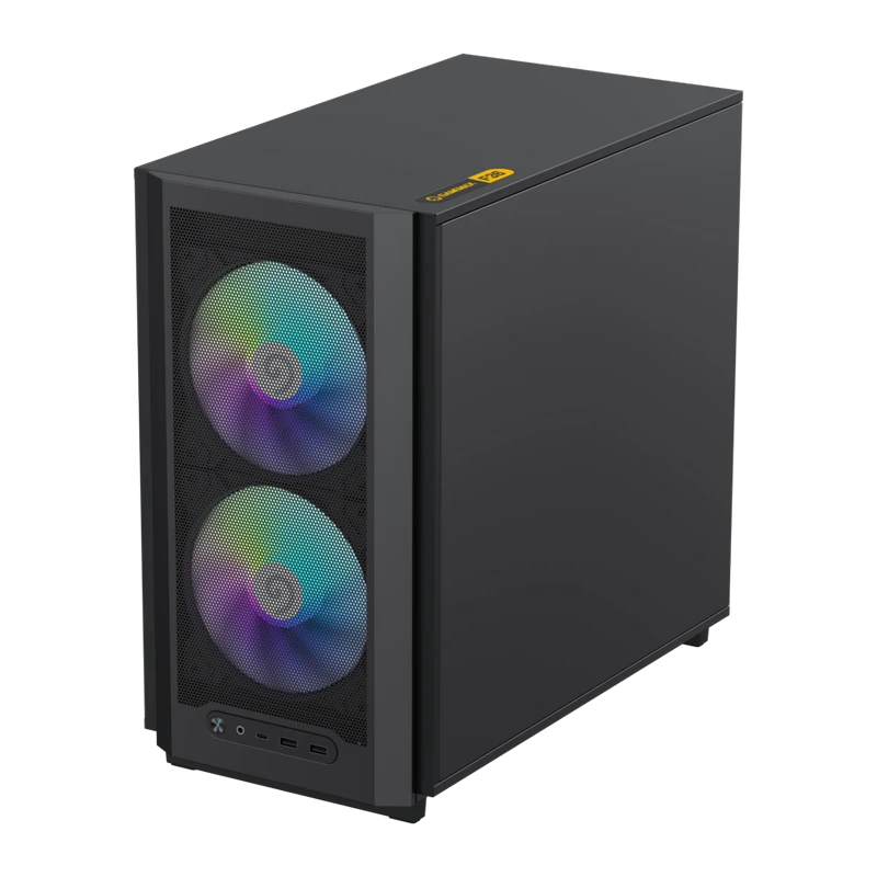 Компьютерный корпус gamemax f36 bk, mini-tower, без блока питания, чёрный 9