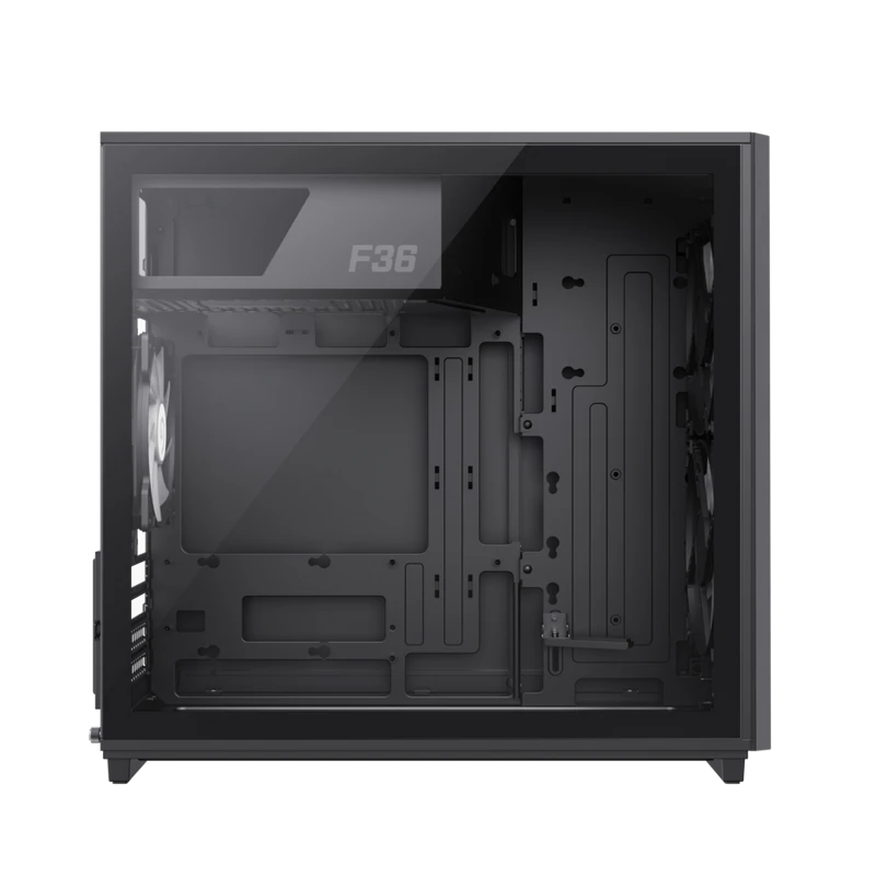 Компьютерный корпус gamemax f36 bk, mini-tower, без блока питания, чёрный 6