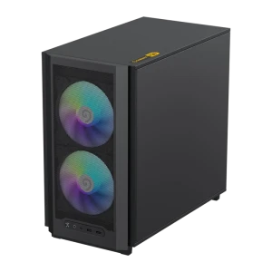 Компьютерный корпус gamemax f36 bk, mini-tower, без блока питания, чёрный Thumbnail 9