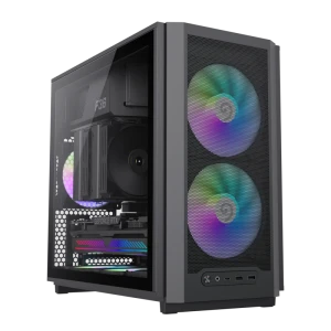 Компьютерный корпус gamemax f36 bk, mini-tower, без блока питания, чёрный