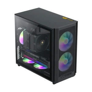 Компьютерный корпус gamemax f36 bk, mini-tower, без блока питания, чёрный Thumbnail 10