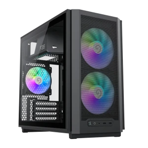 Компьютерный корпус gamemax f36 bk, mini-tower, без блока питания, чёрный Thumbnail 8