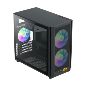 Компьютерный корпус gamemax f36 bk, mini-tower, без блока питания, чёрный Thumbnail 4