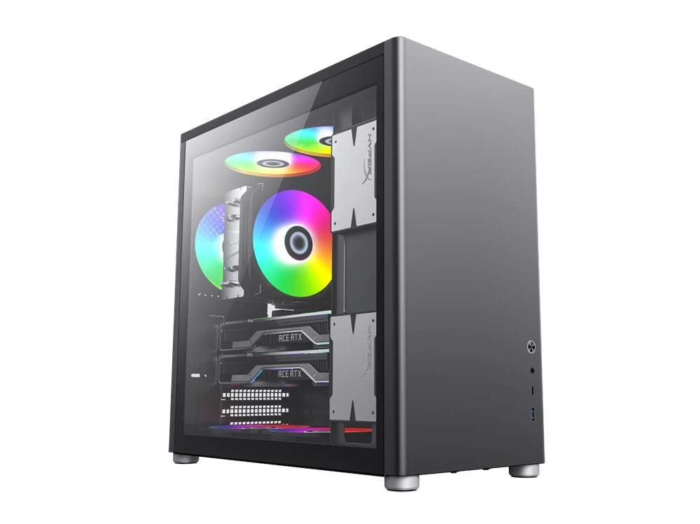 Компьютерный корпус gamemax spark pro bk, desktop, без блока питания, чёрный 2