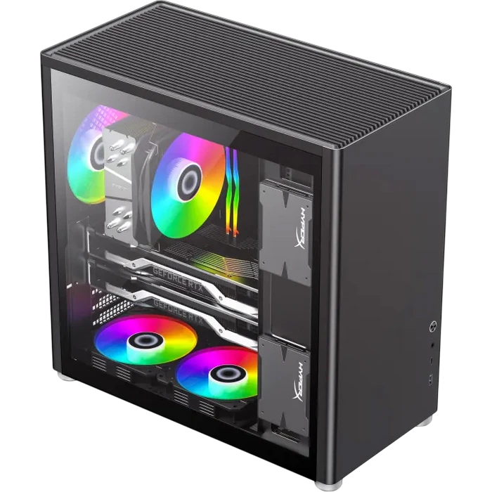 Компьютерный корпус gamemax spark pro bk, desktop, без блока питания, чёрный 9