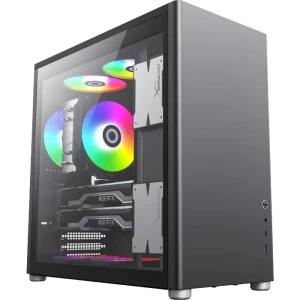 Компьютерный корпус Gamemax Spark Pro BK, Desktop, Без блока питания, Чёрный