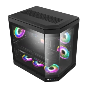 Carcasă pc gamemax hype, midi-tower, fără psu, negru Thumbnail 4