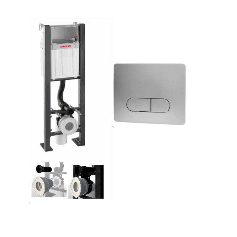 Rama wc wirquin smart+clapeta elipse cromat (50950177) 2