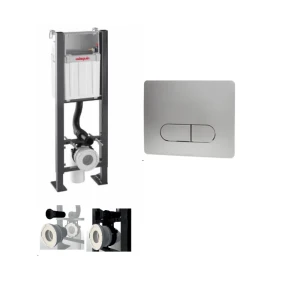 Rama wc wirquin smart+clapeta elipse cromat (50950177)