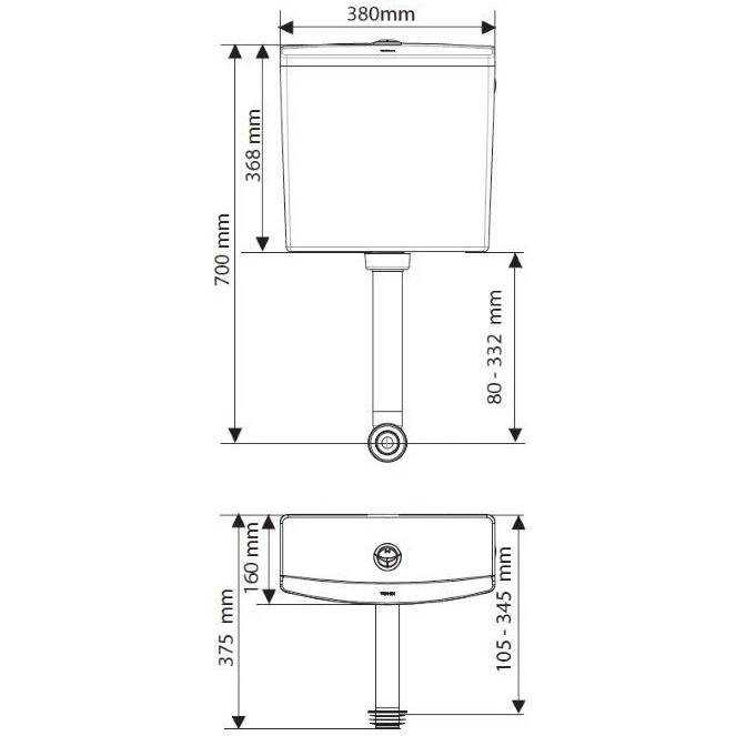 Rezervor wc wirquin defi semiinaltime (50717359) 2