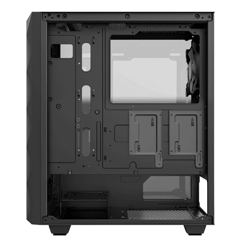 Carcasă pc gamemax diamond coc, midi-tower, fără psu, negru 12