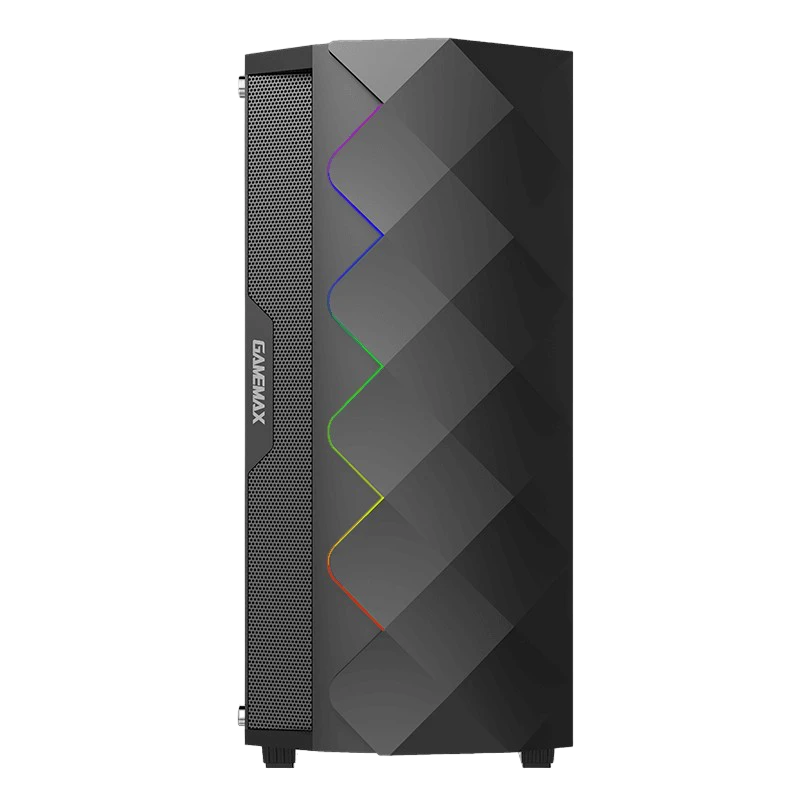 Carcasă pc gamemax diamond coc, midi-tower, fără psu, negru 18