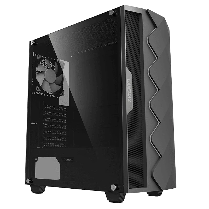 Carcasă pc gamemax diamond coc, midi-tower, fără psu, negru 3