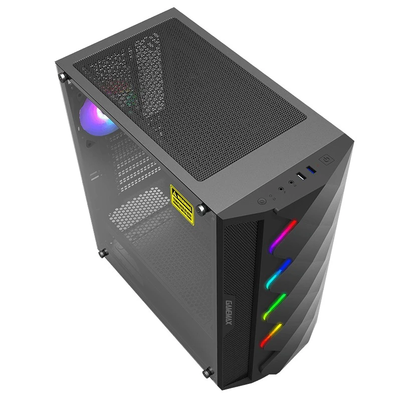 Carcasă pc gamemax diamond coc, midi-tower, fără psu, negru 13
