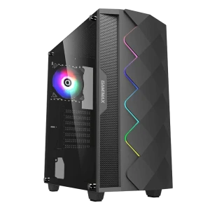 Компьютерный корпус gamemax diamond coc, midi-tower, без блока питания, чёрный