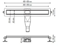 Rigola dus wirquin flat linear 400mm 30950218 Thumbnail 3