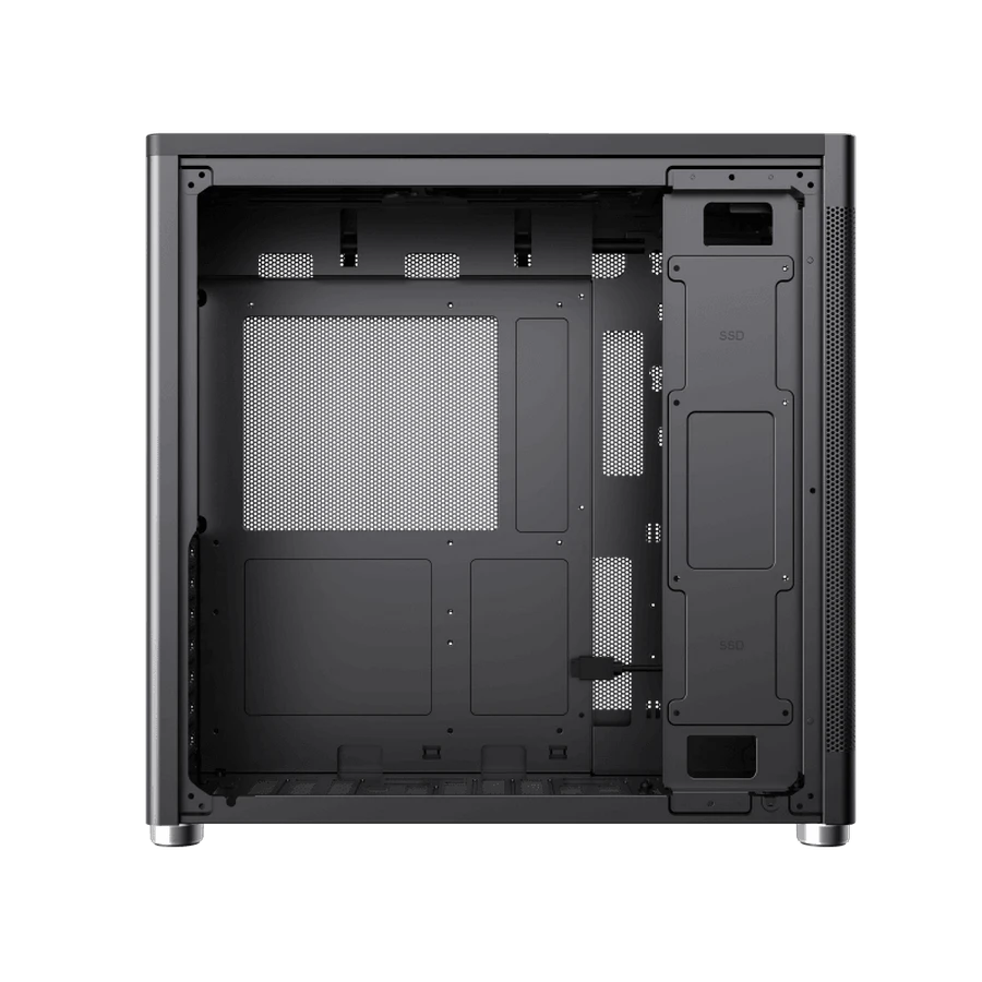 Компьютерный корпус gamemax meshbox pro bk, midi-tower, без блока питания, чёрный 8