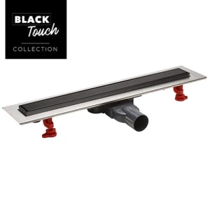 Rigola dus wirquin slim+ venisio 500mm black cu membrana antimiros (30723950) in limita stocului
