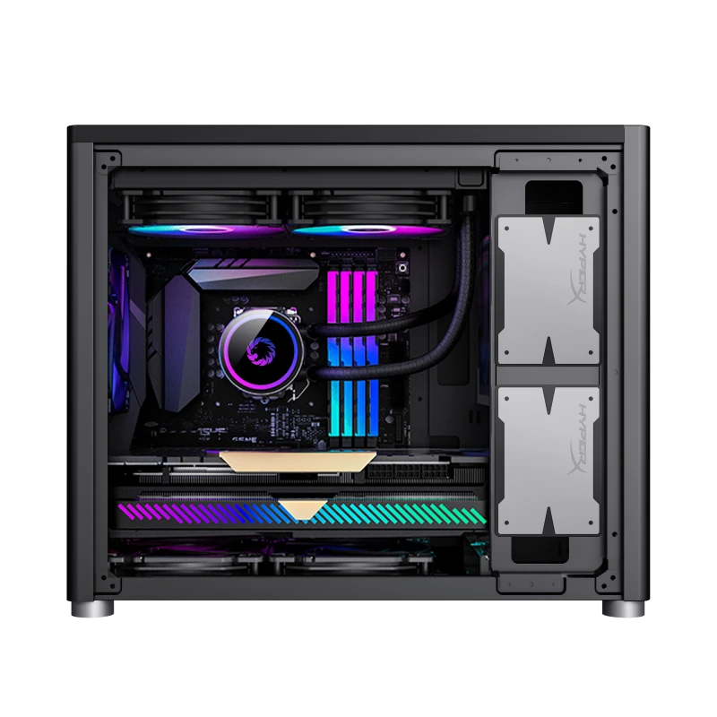 Компьютерный корпус gamemax spark, mini-tower, без блока питания, чёрный 2