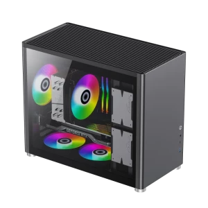 Компьютерный корпус Gamemax SPARK, Mini-Tower, Без блока питания, Чёрный