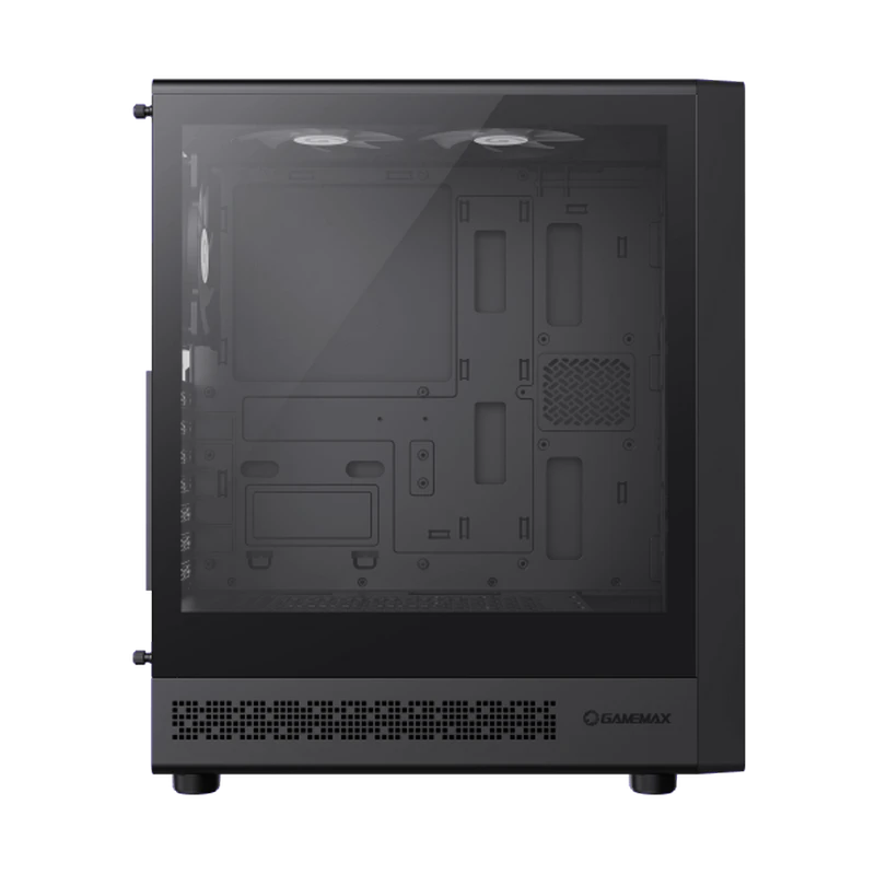 Компьютерный корпус gamemax storm 2 ab, midi-tower, без блока питания, чёрный 9