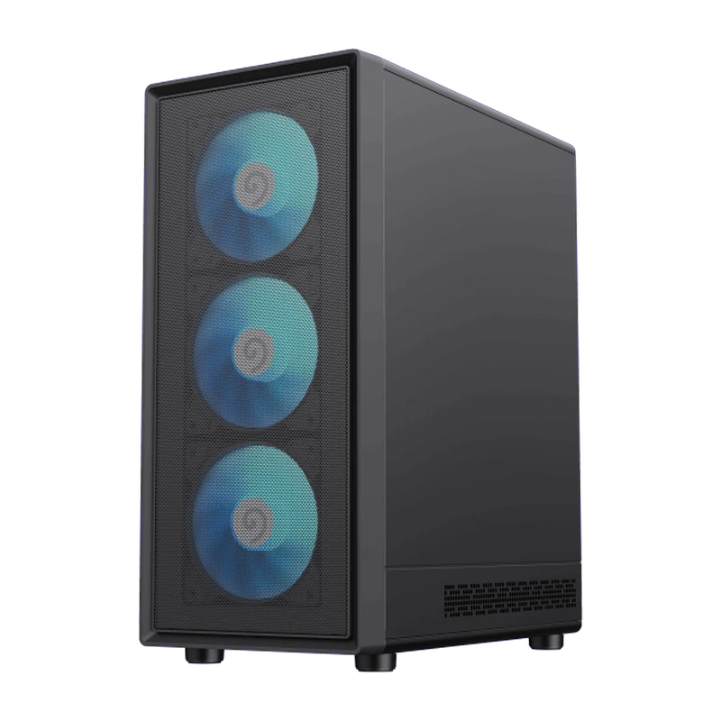 Компьютерный корпус gamemax storm 2 ab, midi-tower, без блока питания, чёрный 10