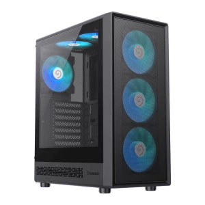 Компьютерный корпус Gamemax Storm 2 AB, Midi-Tower, Без блока питания, Чёрный