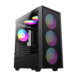 Carcasă pc gamemax storm, mini-tower, fără psu, negru Thumbnail 3