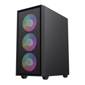 Компьютерный корпус Gamemax Storm, Mini-Tower, Без блока питания, Чёрный