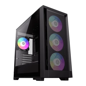 Компьютерный корпус Gamemax Defender MB, Mini-Tower, Без блока питания, Чёрный