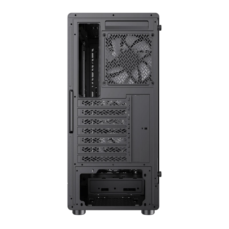 Компьютерный корпус gamemax forge ab, midi-tower, без блока питания, чёрный 12