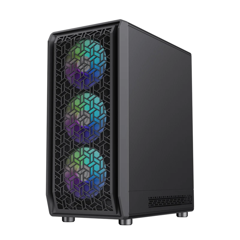 Компьютерный корпус gamemax forge ab, midi-tower, без блока питания, чёрный 10