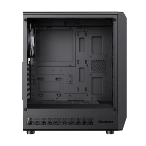 Carcasă PC Gamemax Forge AB, Midi-Tower, Fără PSU, Negru