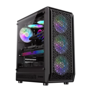 Компьютерный корпус gamemax forge ab, midi-tower, без блока питания, чёрный Thumbnail 7