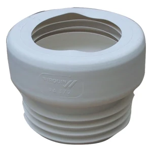 Adaptor wc elastic drept wirquin ra372