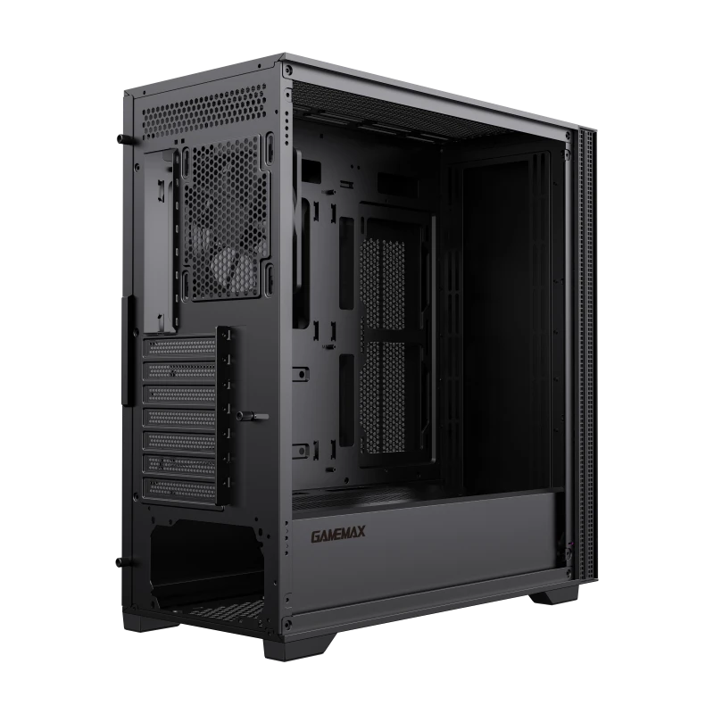 Carcasă pc gamemax quest, midi-tower, fără psu, negru 4